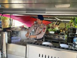 Polda Jabar Dirikan Dapur Umum untuk Korban Banjir Bandang di Sukabumi