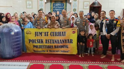 Gelar Giat Jumat Curhat, Polsek Astanaanyar Tampung Keluh Kesah Warga Terkait Kamtibmas