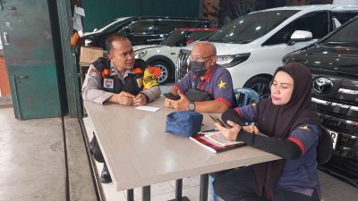 Jaga Kondusifitas Wilayah Bhabinkamtibmas melaksanakan Patroli Dialogis ke Shorum Mobil