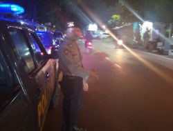 Tekan Angka Kriminalitas, QR Polsek Sukasari Lakukan Giat Rutin Yanmas Malam Bandung Lautan Biru