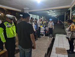 Kapolsek Sukasari Pimpin Apel Kesiapan Pelaksanaaan KRYD Jajaran Polsek Sukasari