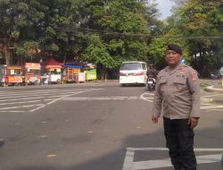 Giat Protap Yanmas Sore Hari unit lalulintas dan QR Polsek Bandung Wetan