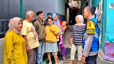 Sambang Warga, Bhabinkamtibmas Polsek Astanaanyar Sampaikan Himbauan Kamtibmas