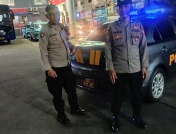 Pastikan keamanan malam hari ,anggota samapta polsek Bandung kidul laksanakan Patroli spbu di Wilayah Kecamatan Bandung Kidul