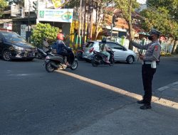 Giat Rutin Yanmas Ciptakan Kamseltibcarlantas Pagi Hari