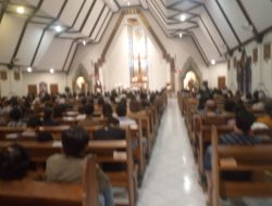 Polsek Cibeunying kidul Lakukan Monitoring dan Pengamanan Kegiatan Gereja