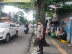 Berikan Pelayanan Kepada Masyarakat, Personil Samapta Polsek Lengkong Laksanakan Kegiatan Gatur Sore