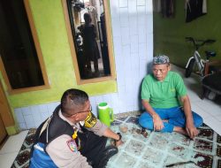 Bhabinkamtibmas Polsek Bojongloa kidul sambang Ketua RT 08 RW 02, Blok Situ, Kelurahan Cibaduyut