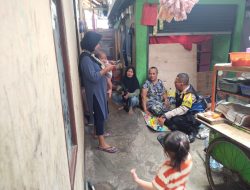 Bhabinkamtibmas Polsek Bojongloa kidul sambang warga kelurahan cibaduyut wetan
