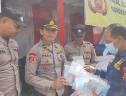 Polres Garut Lakukan Patroli Kesehatan di Pos Pengamanan Operasi Lilin Lodaya 2024