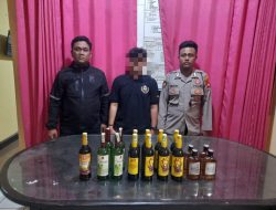 Jaga Kondusifitas Polsek Malangbong Gelar Operasi Minuman Keras Dalka Ops Lilin Lodaya 2024