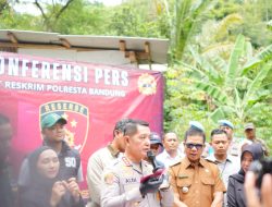 Kapolresta Bandung Membongkar Praktik Tambang Emas Ilegal Yang Telah Beroperasi Selama 14 tahun