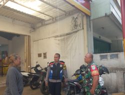 Bhabinkamtibmas bersama Babinsa Giat Patroli Dialogis ke Pemukiman wilayah Ciateul.