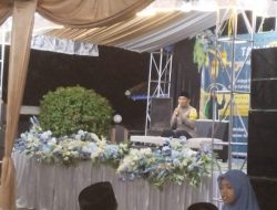 Kapolsek Caringin Beri Pembinaan Kamtibmas Pada Tabligh Akbar Peringatan Isra Mi’raj Nabi Muhammad SAW 1446 H