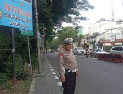Jajaran Lalu Lintas Polsek Cibeunying Kaler Gelar Yanmas Pagi. Pengaturan Arus Lalulintas Wilayah Hukum Polsek Cibeunying Kaler