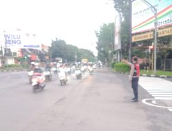 Unit Samapta Polsek Lengkong Gelar Pengaturan Lalu lintas, Bentuk Pelayanan Kepada Masyarakat pagi hari