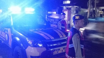 Upaya Antisipasi Terjadinya Gangguan Kamtibmas, Polsek Antapani Lakukan Patroli Strong Point