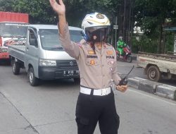 Pelayanan Pagi Hari, Personil Polsek Rancasari Laksanakan pengaturan arus Lalin