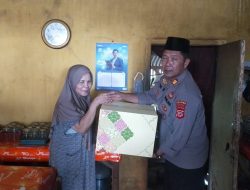 Polsek Cisompet Berikan Bantuan Paket Lebaran untuk Anak Yatim Piatu Serta Masyarakat yang Membutuhkan