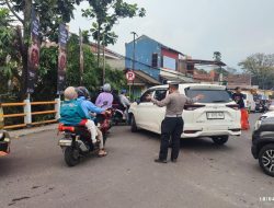 Antisipasi Macet Polsek Gedebage Laksanakan Gatur dan Yanmas pagi Hari