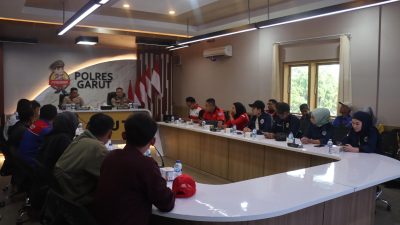 Ciptakan Situasi Kondusif, Kapolres Garut Silaturahmi Bersama Serikat Buruh dan Pekerja