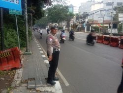 Jajaran Lalu Lintas Polsek Cibeunying Kaler Gelar Yanmas Pagi. Pengaturan Arus Lalulintas Wilayah Hukum Polsek Cibeunying Kaler