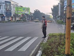 Unit Samapta Polsek Lengkong Gelar Pengaturan Lalu lintas, Bentuk Pelayanan Kepada Masyarakat pagi hari