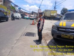 Strong Poin Jajaran Samapta Polsek Cibeunying Kaler Laksanakan Giat Yanmas Siang
