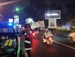 Cegah Kerawanan Kamseltibcar Lantas, Unit Lalu Lintas Polsek Cidadap Gelar Protap Sore
