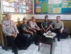 Koramil 1112 Samarang Gelar Kunjungan Istimewa, Rayakan Hari Bhayangkara ke-79 Bersama Polsek Samarang