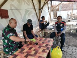Sinergitas TNI-POLRI Lakukan Giat Sambang dan Sosialisasi TPPO kepada Masyarakat.