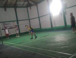 Desa ci ela dan desa karya jaya Memeriahkan HUT RI dengan Turnamen Bulu Tangkis dan Peresmian GOR Baru