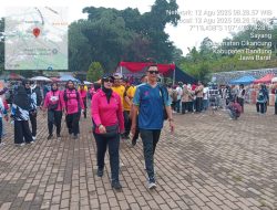 Gebyar Hut RI ke 80 di alun alun Cikancung