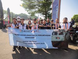 Sambut HUT ke-80, Komunitas Edan Sepur Kampanyekan Tertib dan Selamat di Perlintasan