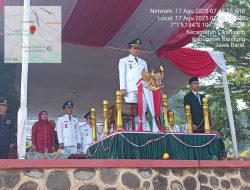 UPACARA HUT RI KE 80  Kapolsek Cikancung Bersama Forkopimcam Lakukan Upacara Hari Ulang Tahun Kemerdekaan Ri Ke 80 Tahun 2025