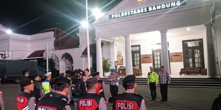 Patroli Gabungan 3 Pilar di Wilayah Hukum Polrestabes Bandung, Ciptakan Situasi Kondusif