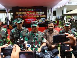*Kodam III/Siliwangi Gelar Gerakan Pangan Murah Peringati HUT ke-80 TNI*