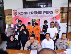 POLSEK RANCASARI AMANKAN DUA PELAKU PENGANIAYAAN DENGAN SENJATA TAJAM DI CIPAMOKOLAN
