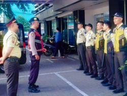 Menjaga keamanan dan kenyamanan warganya, Polsek Rancasari Patroli di perbankan