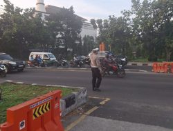 Pelayanan Pagi Hari, Personil Polsek Rancasari Laksanakan pengaturan arus Lalin