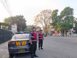Personil Patroli Polsek Cicendo Laksanakan Yanmas dan Pengaturan Lalulintas Pagi hari