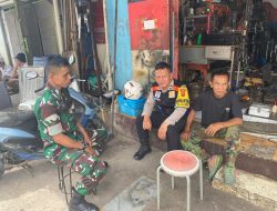 Sinergitas TNI-POLRI dalam Patroli Dialogis dan Monitoring Warga di Kelurahan Situsaeur