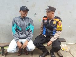Bhabinkamtibmas Polsek Bojongloa kidul Laksanakan Patroli Dialogis warga RT 01 RW 06 Mekarwangi