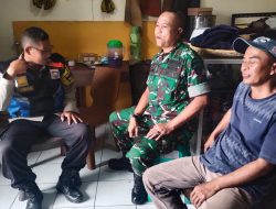 Sinergitas TNI-Polri Sambangi Ketua RT di Wilayah Cibaduyut Kidul