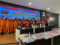 Polisi Ungkap 28 Kasus Narkoba Sepanjang September 2025, 33 Tersangka Di amankan