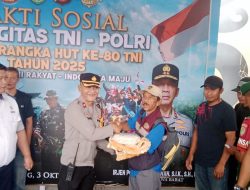 Baksos Sinergitas TNI-POLRI dalam Rangka HUT ke-80 TNI di Terminal Leuwipanjang