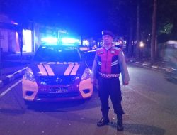 Melalui Patroli BLB Malam, Anggota Patroli Samapta Polsek Sukajadi Gelar Strong Point di Objek Vital dan Pemukiman Penduduk