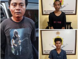 POLISI AMANKAN TIGA PELAKU PENGEROYOKAN YANG MENGAKIBATKAN KORBAN MENINGGAL DUNIA