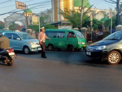 Personel lalulintas Polsek Ujungberung antisipasi kemacetan pada Pagi Hari