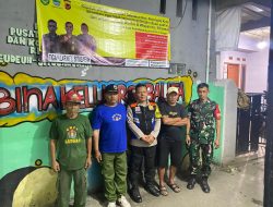 Bhabinkamtibmas Polsek Bojongloa kidul Laksanakan Patroli Dialogis Satkamling Bersama Warga dan Linmas